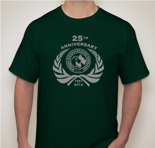 WRSF 25th Anniversary Special Fundraiser - unisex shirt design - front