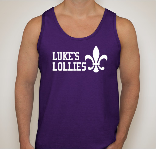 Luke's Lollies Fundraiser - unisex shirt design - front