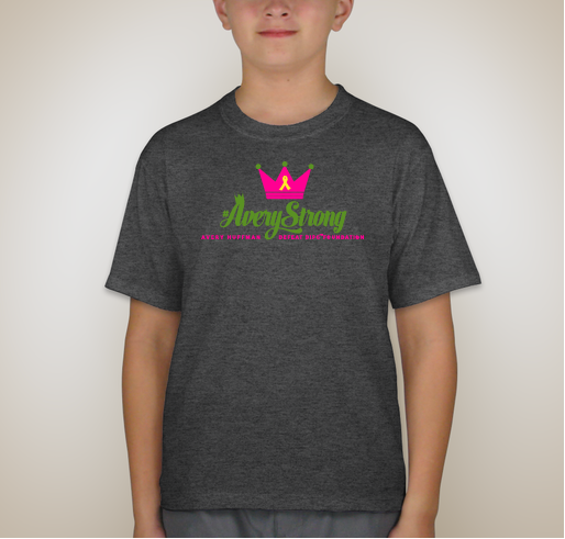 Avery Huffman Defeat DIPG Foundation Fundraiser - unisex shirt design - front
