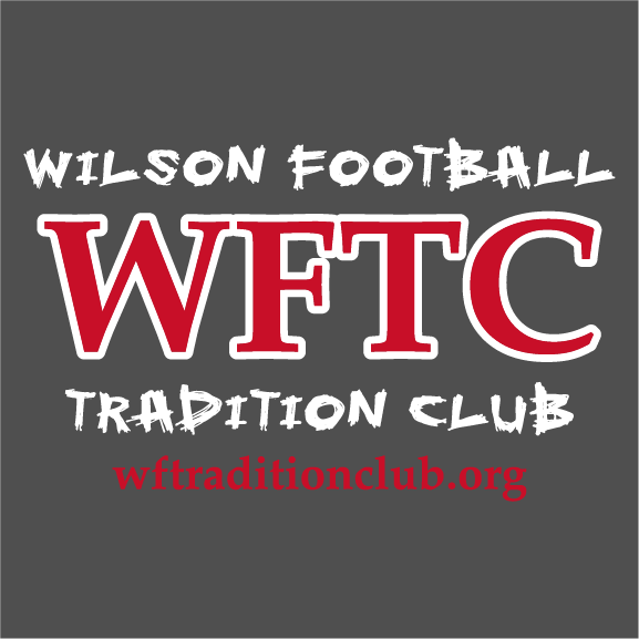 Wilson Football Tradition Club shirt fundraiser - "Progression of Coach Dahms' Beard" shirt design - zoomed