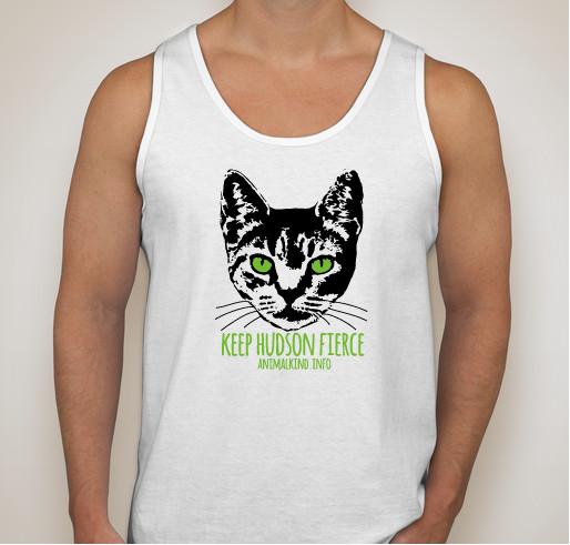 Animalkind - keep Hudson fierce! Fundraiser - unisex shirt design - front