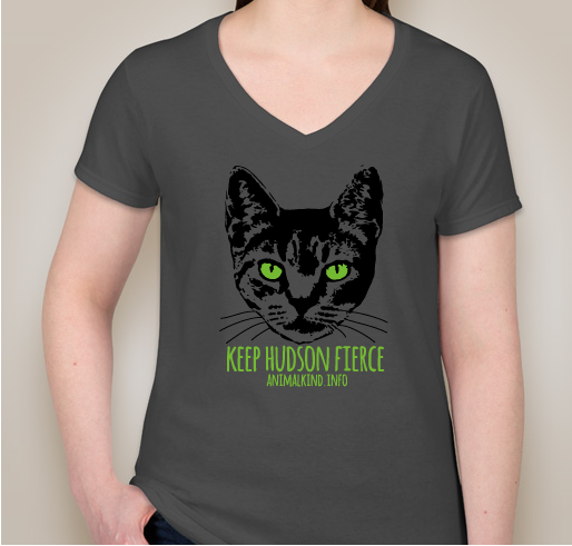 Animalkind - keep Hudson fierce! Fundraiser - unisex shirt design - front