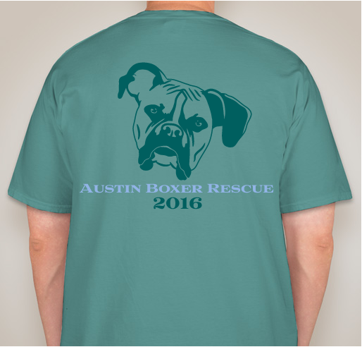 Austin Boxer Rescue Capstone Project Fundraiser - unisex shirt design - back