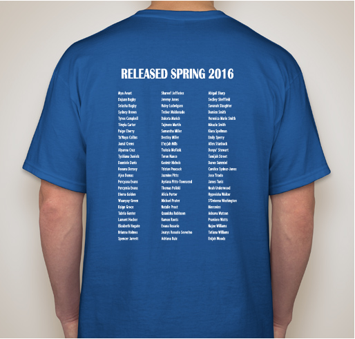 Seniors - C/O 2016 Fundraiser - unisex shirt design - back