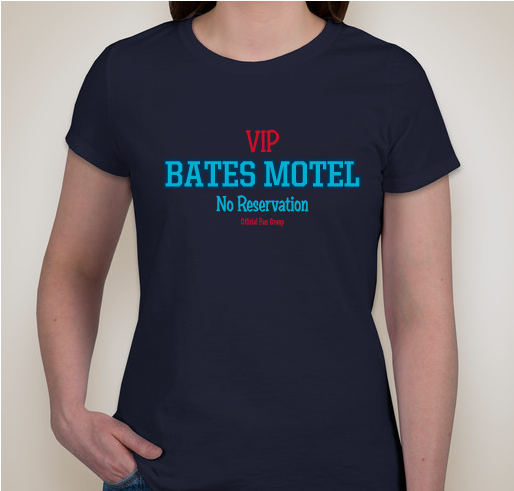 BATES MOTEL No Reservation Members & fans Fundraiser - unisex shirt design - front
