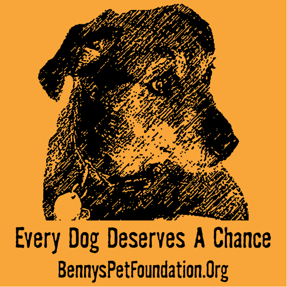 Benny's Pet Foundation Fundraiser shirt design - zoomed