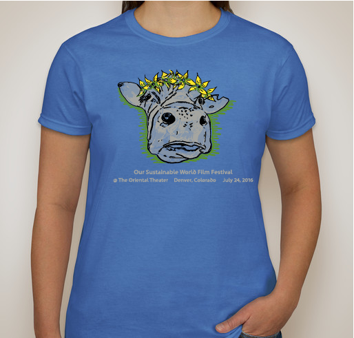 Our Sustainable World Film Festival Fundraiser - unisex shirt design - small