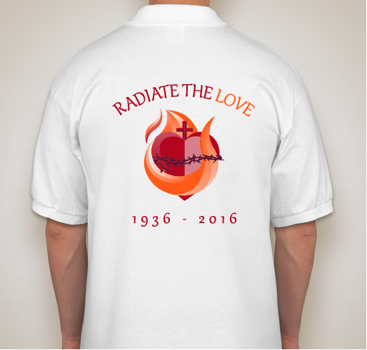 Sacred Heart 80th Anniversary Fundraiser - unisex shirt design - back