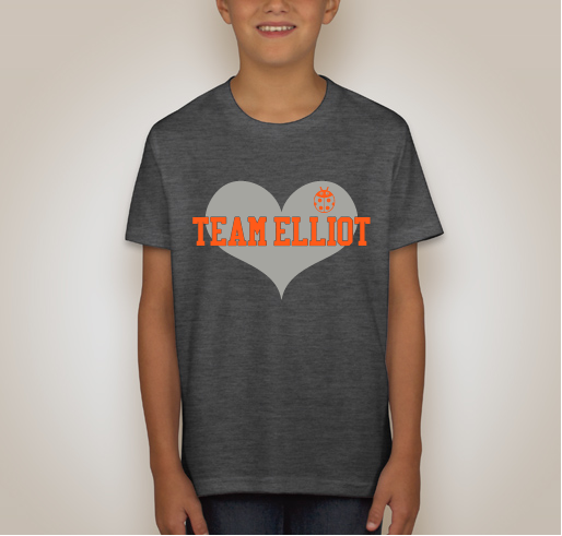 Shirts for Team Elliot Fundraiser - unisex shirt design - front