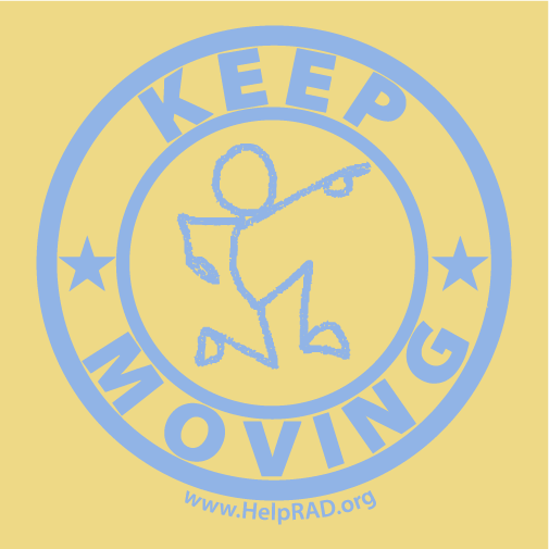 Keep Moving Help People with Rare Autoimmune Diseases shirt design - zoomed