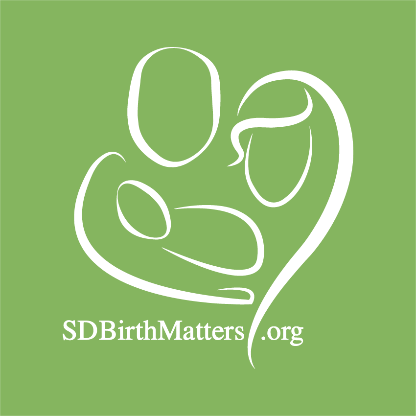SD Birth Matters Midwife Regulatory Fund shirt design - zoomed