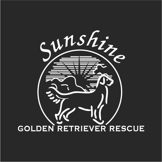 Sunshine Golden Retriever Rescue shirt design - zoomed