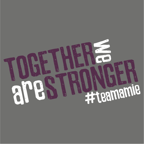 Amie's Pancreatic Cancer Fight Fund! shirt design - zoomed