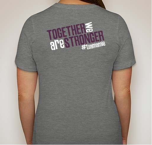 Amie's Pancreatic Cancer Fight Fund! Fundraiser - unisex shirt design - back