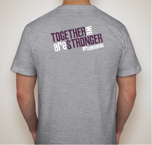Amie's Pancreatic Cancer Fight Fund! Fundraiser - unisex shirt design - back