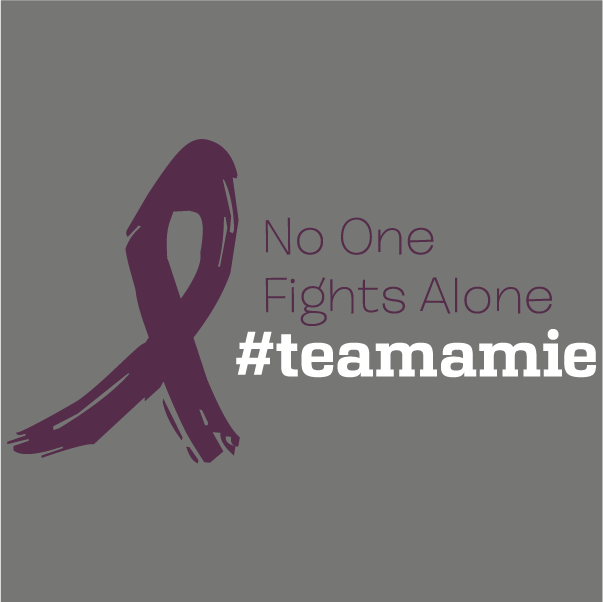 Amie's Pancreatic Cancer Fight Fund! shirt design - zoomed
