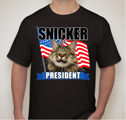 Snicker for President Fundraiser - unisex shirt design - front