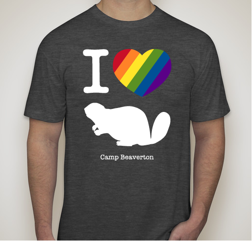 I <3 Beaver Tank Tops and Shirts by Camp Beaverton Fundraiser - unisex shirt design - front