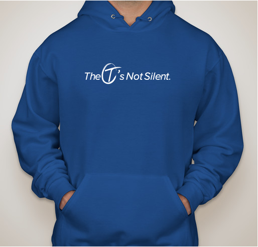 The T's Not Silent Fundraiser - unisex shirt design - front