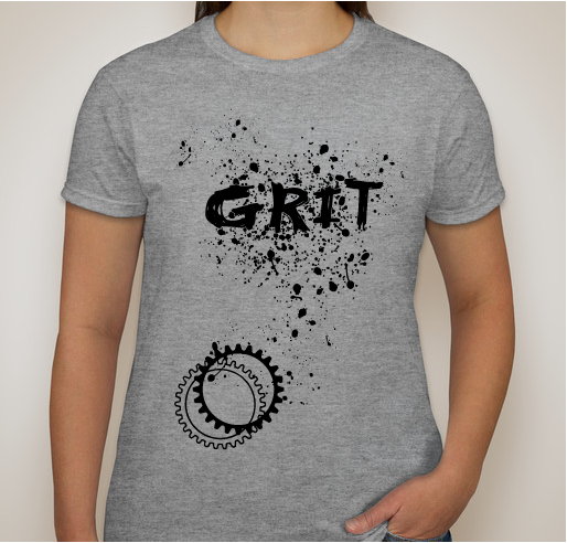 GRIT: Digging Deep & Cycling Through Cancer Fundraiser - unisex shirt design - front