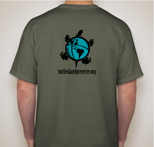 Turtley Awesome Tee Fundraiser - unisex shirt design - back