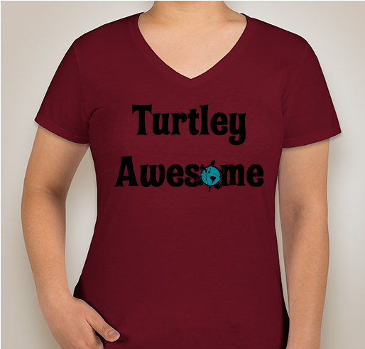 Turtley Awesome Tee Fundraiser - unisex shirt design - front