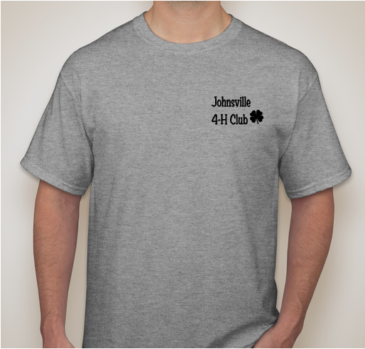 Johnsville 4-H club member shirts Fundraiser - unisex shirt design - small