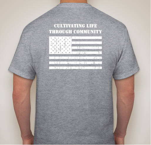 Veterans Healing Farm Fundraiser - unisex shirt design - back