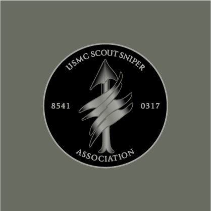 USMC Scout Sniper Association shirt design - zoomed