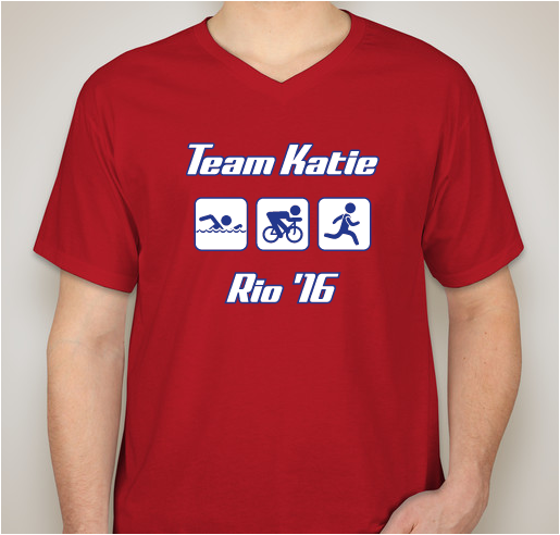 Team Katie 2016! Fundraiser - unisex shirt design - front