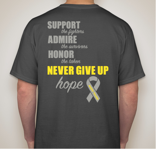 Avery Tough T-shirts Fundraiser - unisex shirt design - back