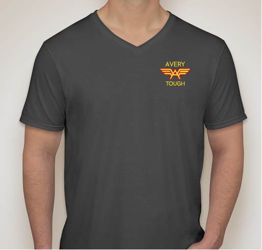 Avery Tough T-shirts Fundraiser - unisex shirt design - front