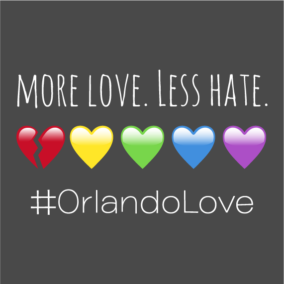 Orlando Love-Support the victims of the Pulse Nightclub tragedy shirt design - zoomed