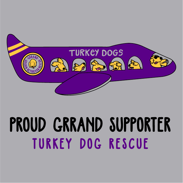 GRRAND Turkey Dog Rescue shirt design - zoomed