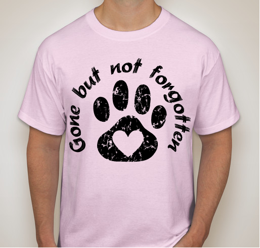 Gone But Not Forgotten Fundraiser - unisex shirt design - front