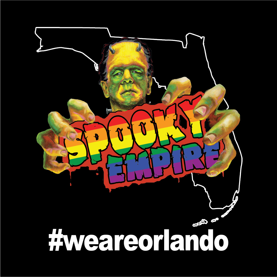 Spooky Empire Pulse Orlando Fundraiser shirt design - zoomed