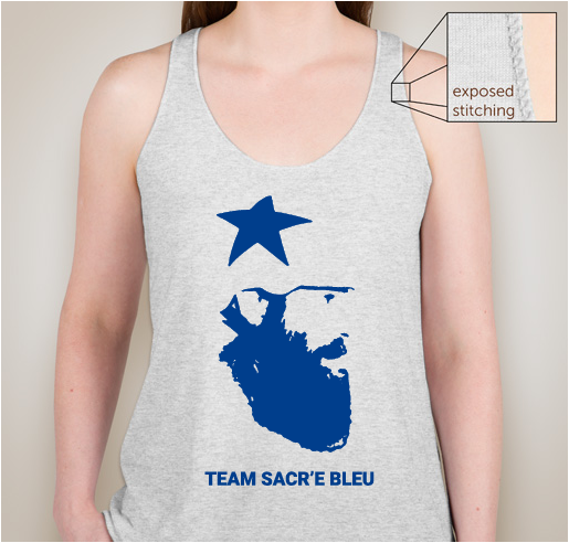 Team Sacr'e Bleu Fundraiser - unisex shirt design - front