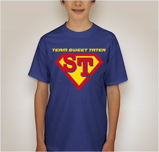 Team Sweet Tater Fundraiser - unisex shirt design - back