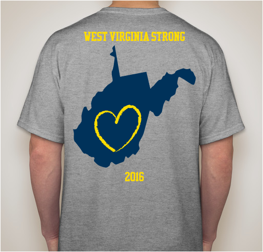 WV Flood Victims Fundraiser - unisex shirt design - back
