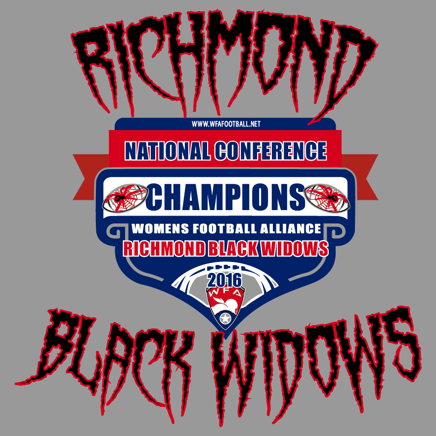 RVA Black Widows - Getting to the Championship! shirt design - zoomed