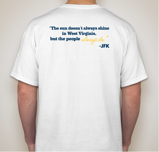 2016 West Virginia Flood Relief Fundraiser - unisex shirt design - back
