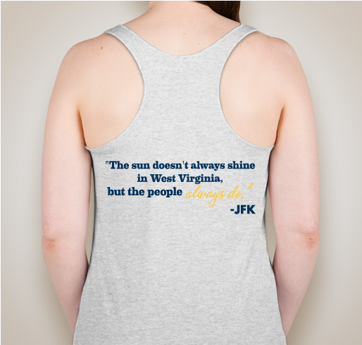 2016 West Virginia Flood Relief Fundraiser - unisex shirt design - back