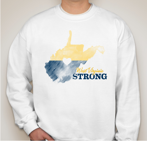 2016 West Virginia Flood Relief Fundraiser - unisex shirt design - front