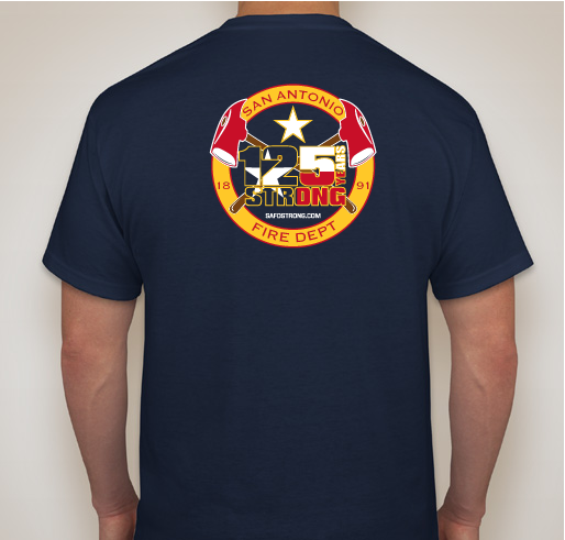 SAFD 125th Anniversary Shirt Fundraiser - unisex shirt design - back