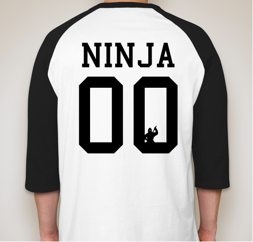 Psoriasis Ninja Fundraiser - unisex shirt design - back