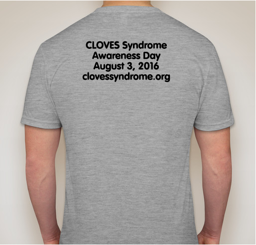 Cloves Syndrome Fundraiser Fundraiser - unisex shirt design - back