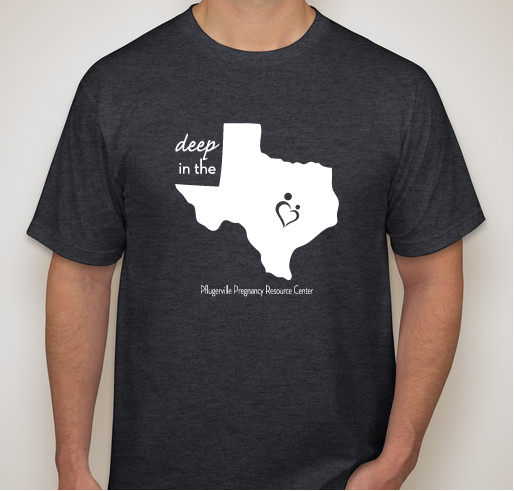 Deep in the Heart! Fundraiser - unisex shirt design - front