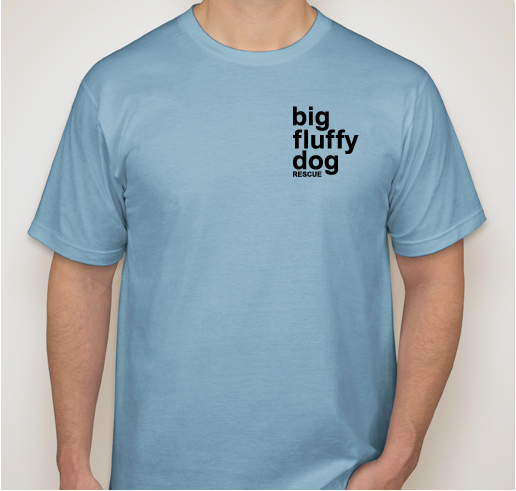 Big Fluffy Dog Rescue Fundraiser - unisex shirt design - front