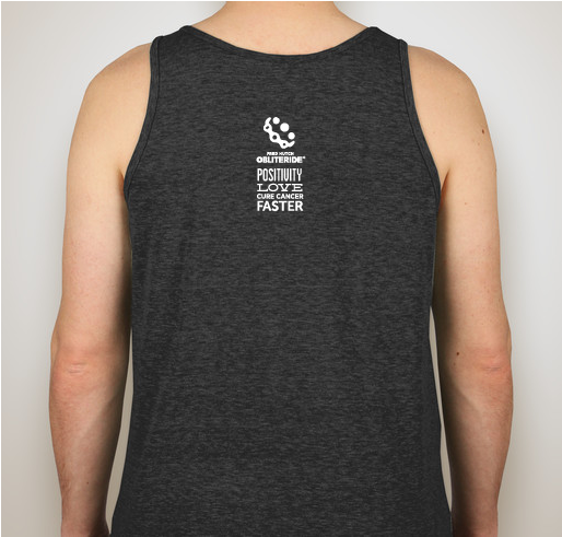Be Positive! Obliteride Edition Fundraiser - unisex shirt design - back