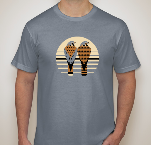 2016 American Kestrel Partnership T-Shirt Fundraiser - Second Chance Fundraiser - unisex shirt design - front